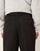 ASOS DESIGN ASOS DESIGN smart wide leg pants with back pocket detail in black - 4
