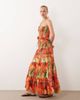 ASOS DESIGN ASOS DESIGN smocked waist tiered maxi skirt in fruit print - part of a set-Multi - 1