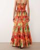 ASOS DESIGN ASOS DESIGN smocked waist tiered maxi skirt in fruit print - part of a set-Multi - 4
