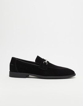 ASOS DESIGN ASOS DESIGN snaffle detail loafers in black