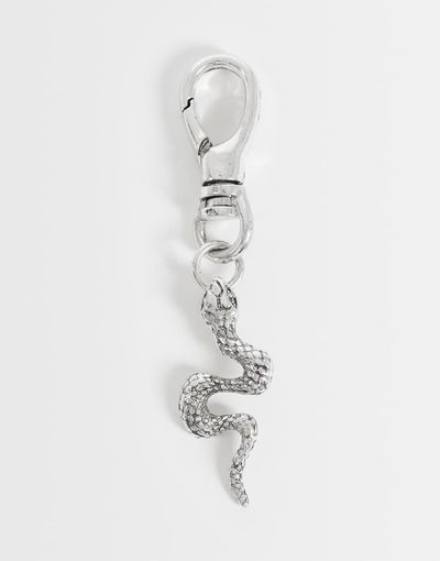 ASOS DESIGN ASOS DESIGN snake carabiner jeans clip in silver