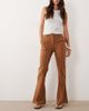 ASOS DESIGN ASOS DESIGN snatch flare pants in tobacco-Brown - 2