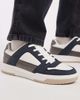 ASOS DESIGN ASOS DESIGN sneakers with paneling in navy and gray-Multi - 3