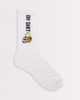ASOS DESIGN ASOS DESIGN socks with swear word sport graphic in white - 1