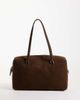 ASOS DESIGN ASOS DESIGN soft carryall tote bag in chocolate-Brown - 1