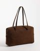 ASOS DESIGN ASOS DESIGN soft carryall tote bag in chocolate-Brown - 4
