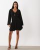 ASOS DESIGN ASOS DESIGN soft cord hankey hem mini dress in black - 1