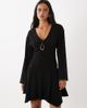 ASOS DESIGN ASOS DESIGN soft cord hankey hem mini dress in black - 2