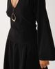 ASOS DESIGN ASOS DESIGN soft cord hankey hem mini dress in black - 3