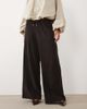 ASOS DESIGN ASOS DESIGN soft cord wide leg trouser in chocolate-Brown - 2