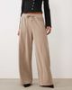 ASOS DESIGN ASOS DESIGN soft cord wide leg trouser in neutral - 2