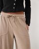 ASOS DESIGN ASOS DESIGN soft cord wide leg trouser in neutral - 3