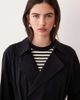ASOS DESIGN ASOS DESIGN soft longline trench coat in black - 3