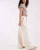 ASOS DESIGN ASOS DESIGN soft texture wide leg pants in cream-White - 2