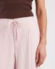 ASOS DESIGN ASOS DESIGN soft texture wide leg pants in pink - 4