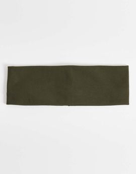 ASOS DESIGN ASOS DESIGN soft touch jersey headband in khaki green