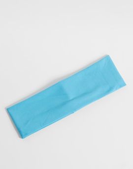 ASOS DESIGN ASOS DESIGN soft touch jersey headband in turquoise blue