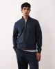 ASOS DESIGN ASOS DESIGN soft touch quarter zip sweatshirt in navy - part of a set - 1