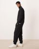 ASOS DESIGN ASOS DESIGN soft touch tapered sweatpants in black - part of a set - 3