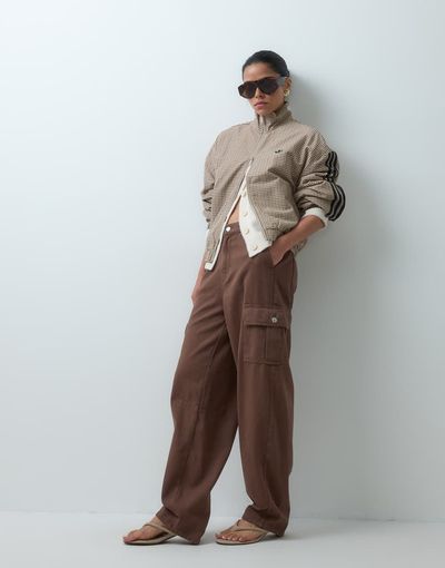 ASOS DESIGN ASOS DESIGN soft utility cargo in chocolate-Brown
