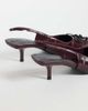 ASOS DESIGN ASOS DESIGN Spirit lace up kitten heels in burgundy-Red - 3