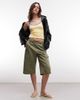 ASOS DESIGN ASOS DESIGN sporty cami with stripe side detail in yellow - 2