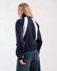 ASOS DESIGN ASOS DESIGN sporty track top in cream and navy - part of a set - 4