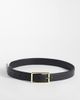 ASOS DESIGN ASOS DESIGN square buckle waist and hip belt in black - 1