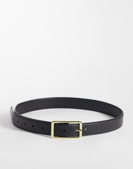 ASOS DESIGN ASOS DESIGN square buckle waist and hip belt in black