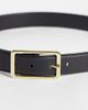 ASOS DESIGN ASOS DESIGN square buckle waist and hip belt in black - 3