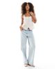 ASOS DESIGN ASOS DESIGN square neck stripe back vest-Neutral - 2