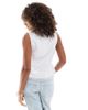 ASOS DESIGN ASOS DESIGN square neck stripe back vest-Neutral - 4