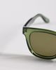 ASOS DESIGN ASOS DESIGN square sunglasses in crystal green with green lenses - 2