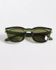 ASOS DESIGN ASOS DESIGN square sunglasses in crystal green with green lenses - 3