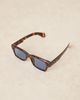 ASOS DESIGN ASOS DESIGN square sunglasses with blue lenses and tortoiseshell frames-Brown - 2