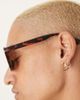 ASOS DESIGN ASOS DESIGN square sunglasses with brown lens and dark tortoiseshell frame - 3