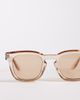 ASOS DESIGN ASOS DESIGN square sunglasses with brown lenses in crystal pink - 2