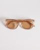 ASOS DESIGN ASOS DESIGN square sunglasses with brown lenses in crystal pink - 3