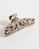 ASOS DESIGN ASOS DESIGN squared-off hair claw in tortoise shell-pink - 3