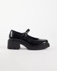 ASOS DESIGN ASOS DESIGN Stable mary jane mid shoes in black patent - 1