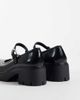 ASOS DESIGN ASOS DESIGN Stable mary jane mid shoes in black patent - 4