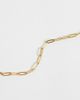 ASOS DESIGN ASOS DESIGN stainless steel paperchain charm necklace in gold - 3