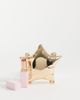ASOS DESIGN ASOS DESIGN star hardbox crossbody pouch in gold-Silver - 1