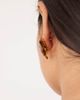 ASOS DESIGN ASOS DESIGN starfish stud earrings in tortoiseshell print-Brown - 2
