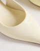 ASOS DESIGN ASOS DESIGN Starlight slingback ball heel shoes in buttermilk-Yellow - 3