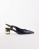 ASOS DESIGN ASOS DESIGN Starlight slingback ball heeled shoes in black - 1