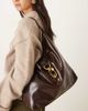 ASOS DESIGN ASOS DESIGN statement buckle slouch tote bag in chocolate-Brown - 1
