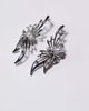 ASOS DESIGN ASOS DESIGN statement earrings with spider design and faux pearls in silver tone - 3