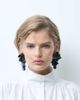 ASOS DESIGN ASOS DESIGN statement floral earrings with black sequins-GOLD - 1