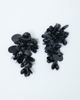 ASOS DESIGN ASOS DESIGN statement floral earrings with black sequins-GOLD - 3